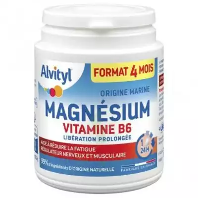 Alvityl Magnésium Vitamine B6 Libération Prolongée Comprimés Lp Pot/120 à LILLE
