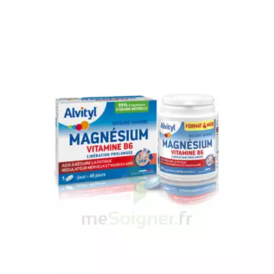 Alvityl Magnésium Vitamine B6 Libération Prolongée Comprimés Lp B/45 à LILLE